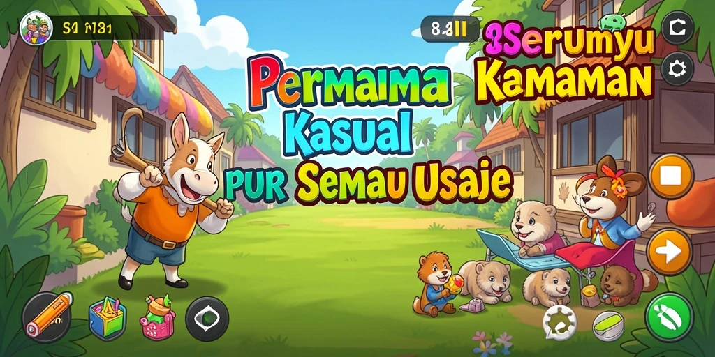 Tampilan gameplay seru dan menarik dari 8II yang bisa dinikmati semua usia.