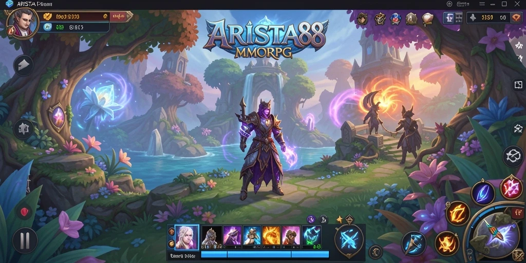 Gameplay epik ARISTA88 dalam dunia MMORPG yang menakjubkan.