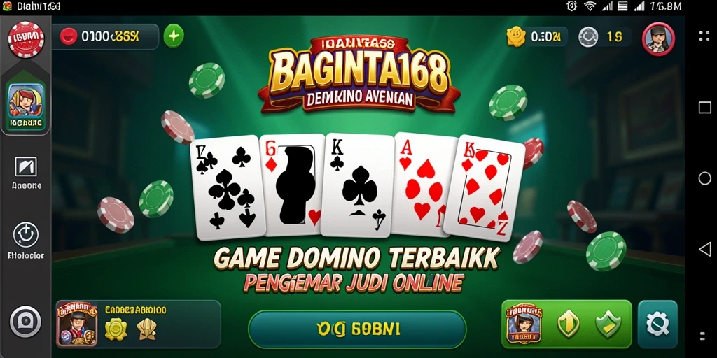 Tampilan gameplay domino yang seru di BAGINTA168.