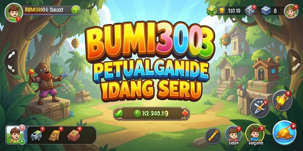 Tampilan gameplay BUMI303 yang menarik dengan mekanisme Idle.