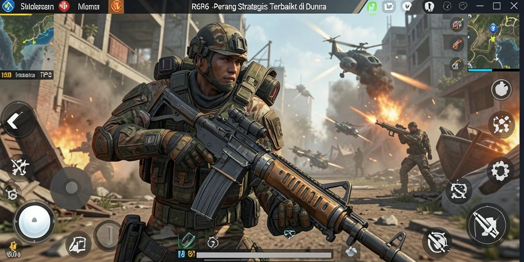 Gameplay seru R6R6 dalam mode TPS yang dinamis.
