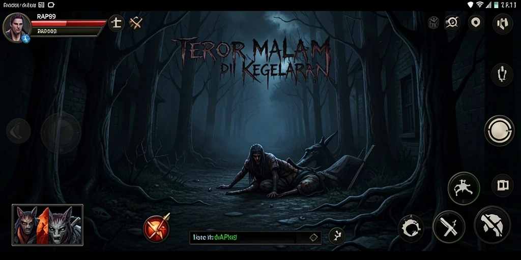 Gameplay menegangkan di dunia kegelapan RAP89.